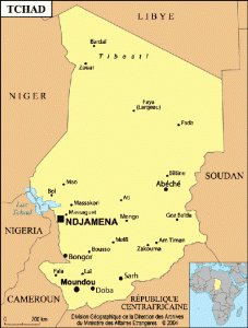 carte du Tchad