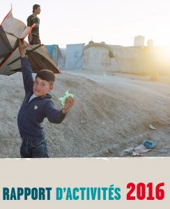 Couverture du rapport d'activités 2016