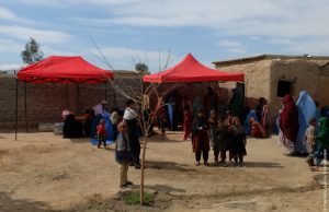 A camp where Première Urgence Internationale is continuing its action despite the recent series of attacks in Afghanistan