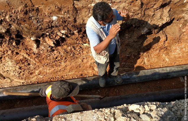 Construction d'un réseau d’eau potable au Liban