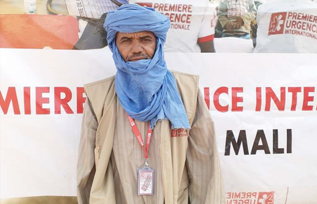 Mohamedine Ag Oufene, community mobilizer for Première Urgence Internationale