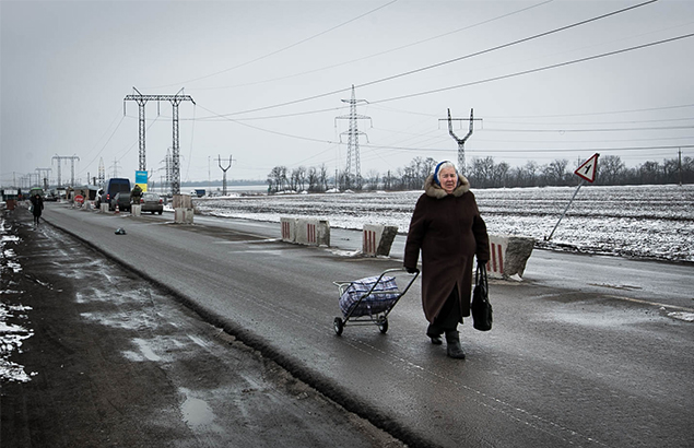 ©Sadak Souici | Ukraine conflict: In Donetsk region