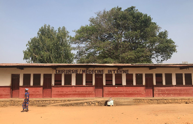 Ndélé District hospital where Première Urgence Internationale is working on strengthening the health system in the Prefecture of Bamingui-Bangoran in the Central African Republic 