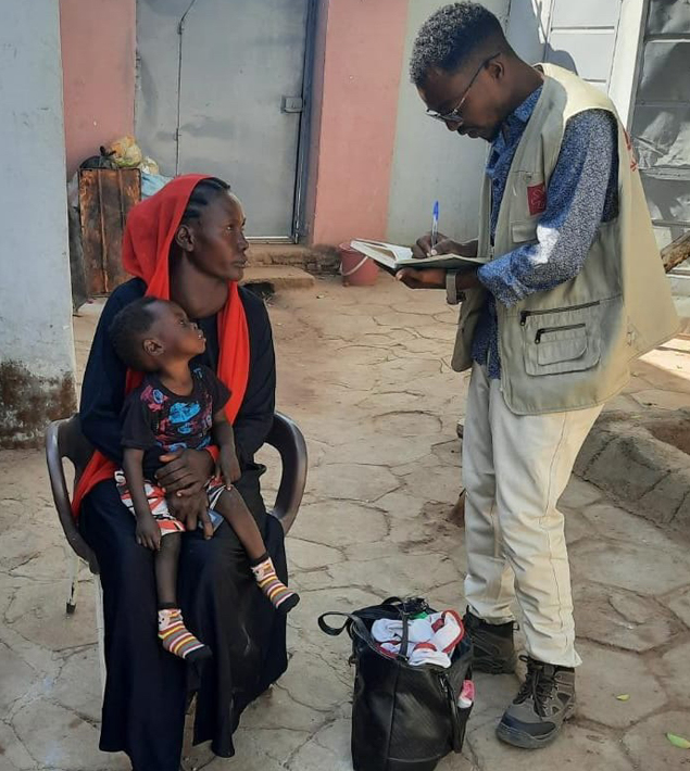 community health volunteers in Sudan