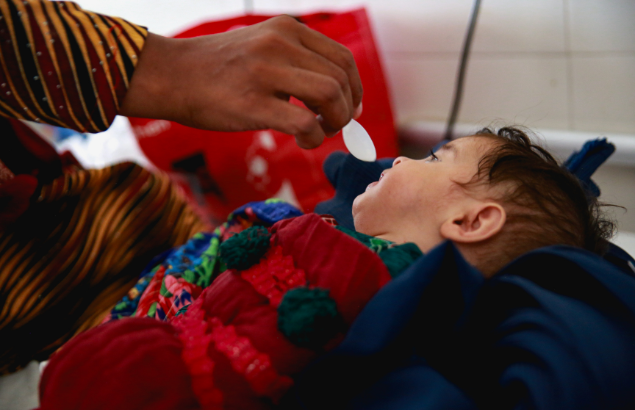 World Breastfeeding Week: Nazia and her severely malnourished one-month-old daughter.