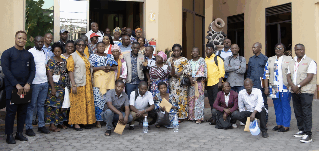 Atelier fin de projet sur la réponse d’urgence en assistance médicale et psychosociale auprès des populations déplacées affectées par les crises au Petit Nord-Kivu © Première Urgence Internationale