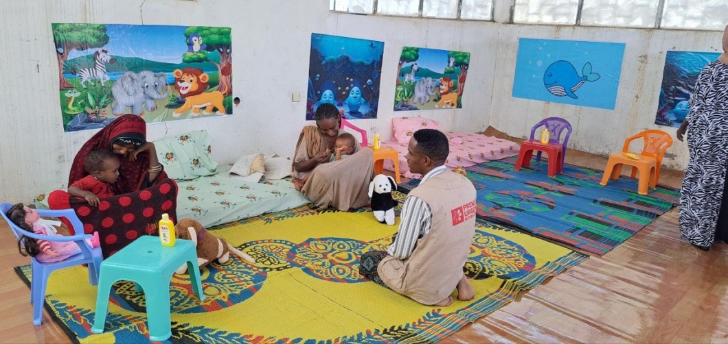 Coins mère-bébé (MBC) au centre de santé d'Abala dans le nord de l'Ethiopie, 2025 © Première Urgence Internationale