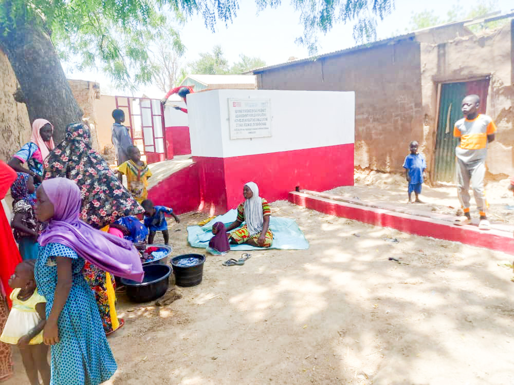 Forage réhabilité, Hollom, Département du Logone et Chari, Extrême-Nord, Cameroun, juin 2025 © Première Urgence Internationale 