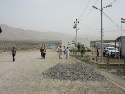 Camp de Bajet Kandala dans la province de Dohuk en 2015