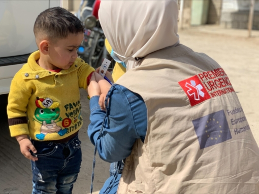 aide humanitaire en Irak - Première Urgence Internationale soigne la malnutrition